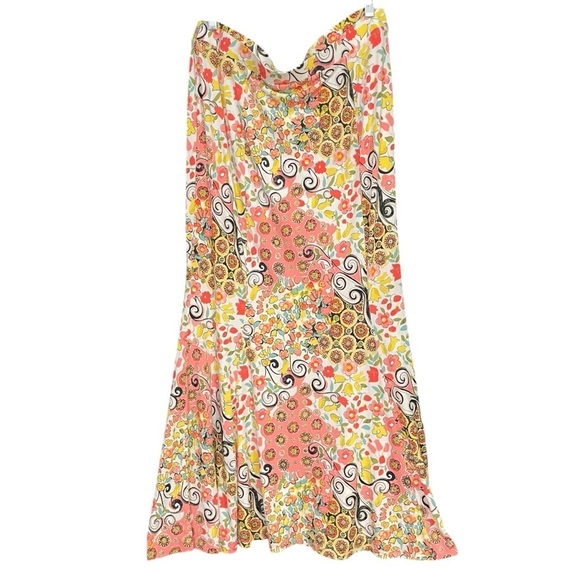 Cato Mermaid floral and swirl Floral Women's Skirt - Multicolor Size L - Picture 3 of 11